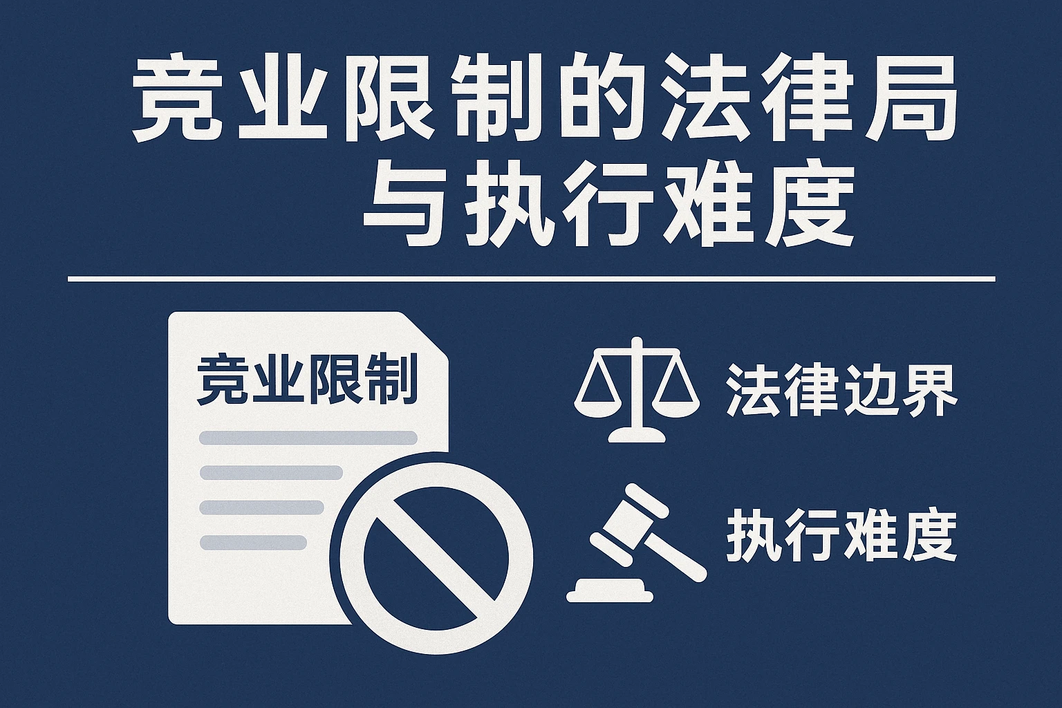 2. 竞业限制的法律边界与执行难度