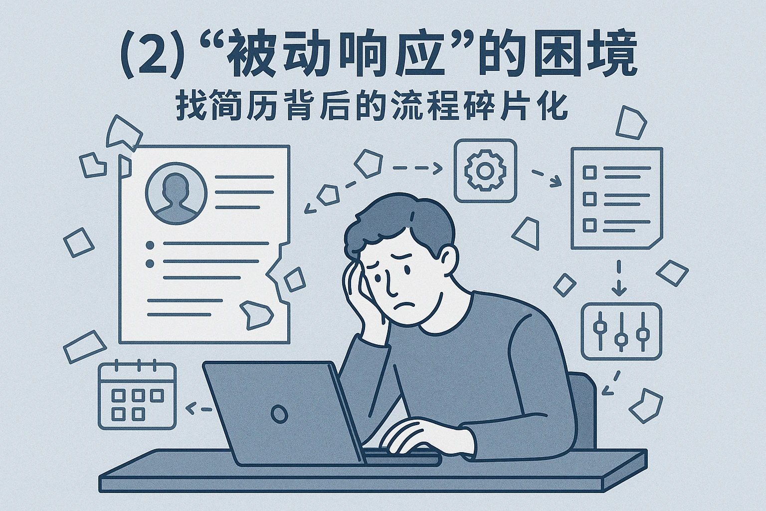 （2）“被动响应”的困境：找简历背后的流程碎片化