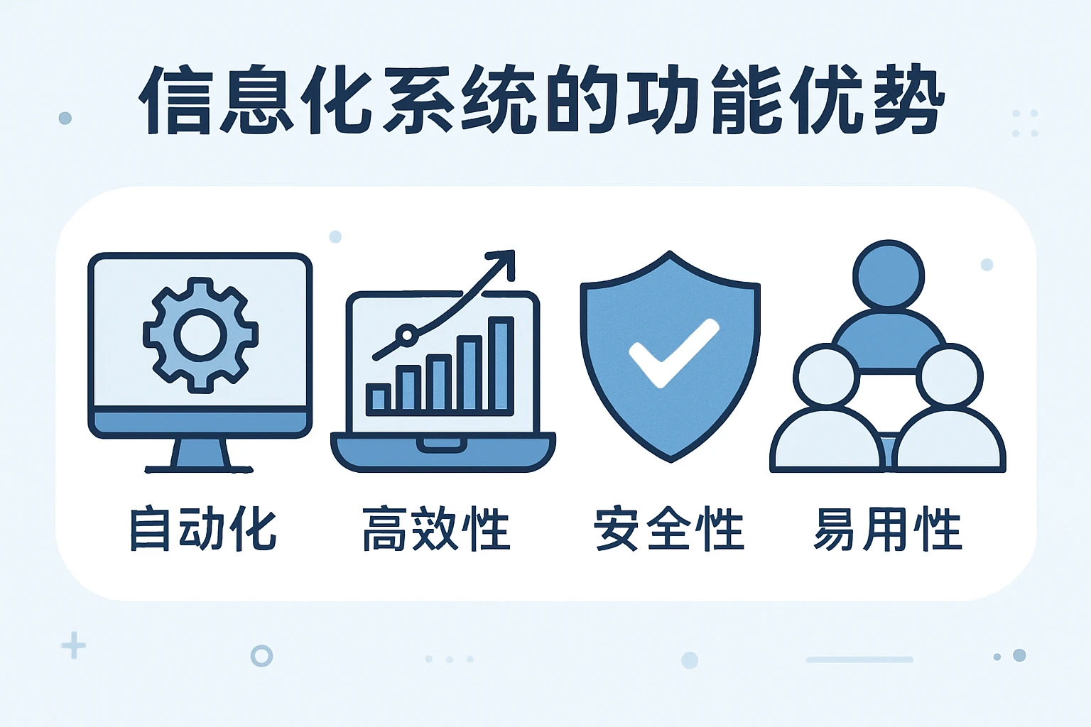 信息化系统的功能优势