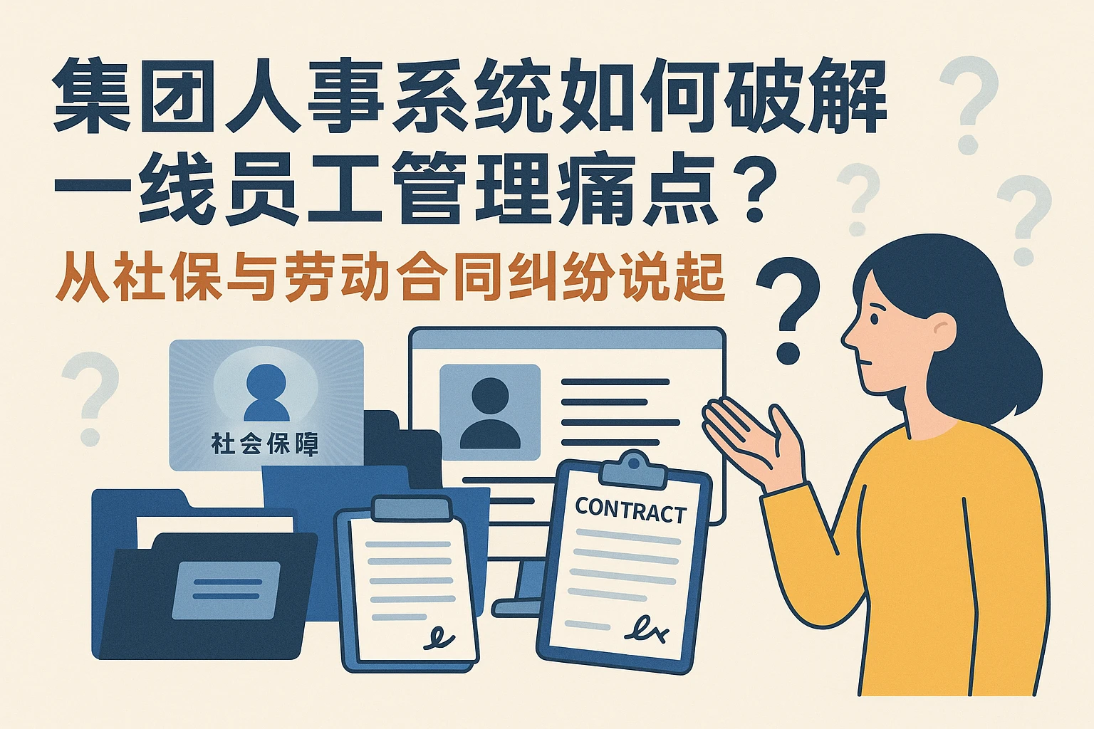 集团人事系统如何破解一线员工管理痛点？从社保与劳动合同纠纷说起