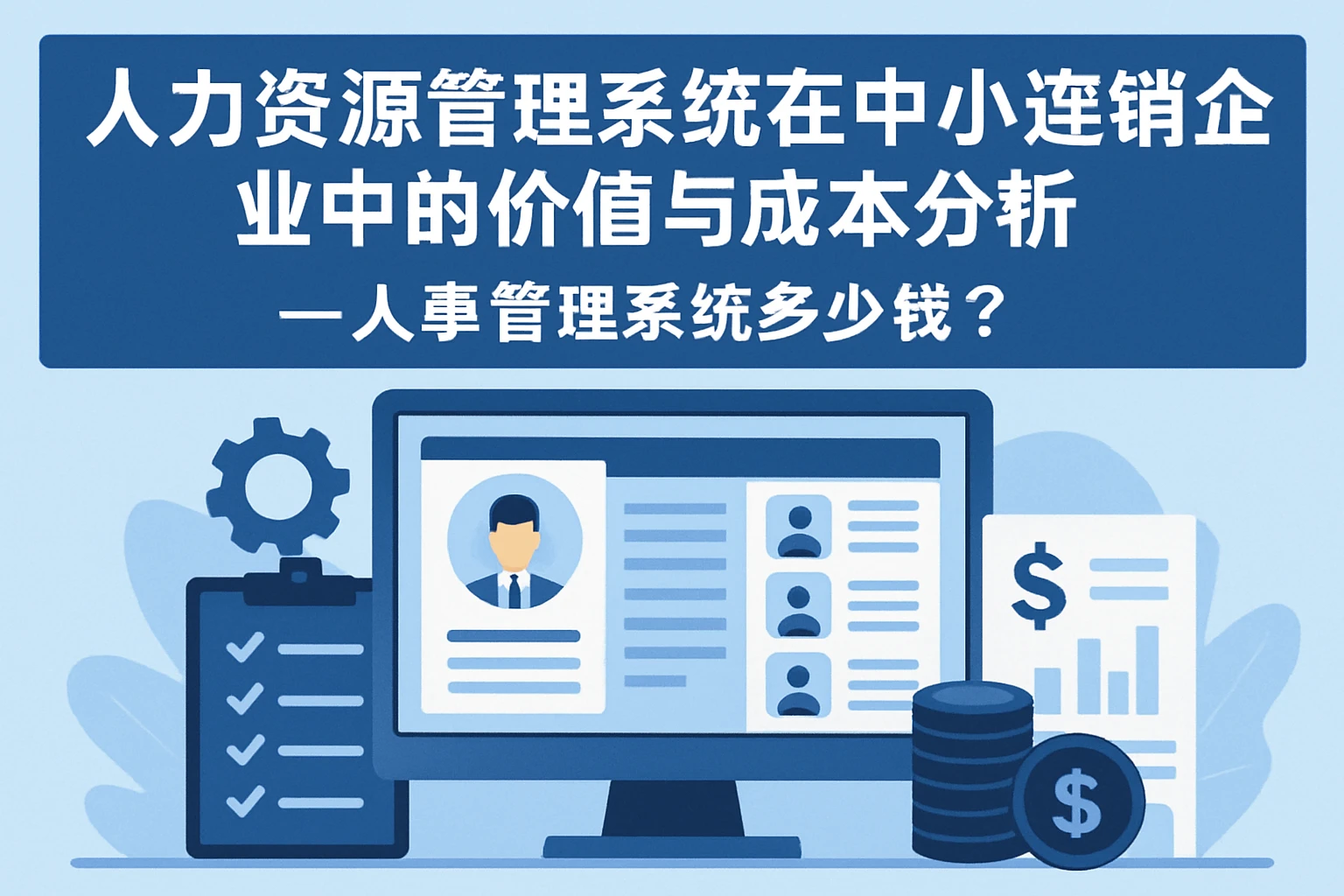 人力资源管理系统在中小连锁企业中的价值与成本分析——人事管理系统多少钱？