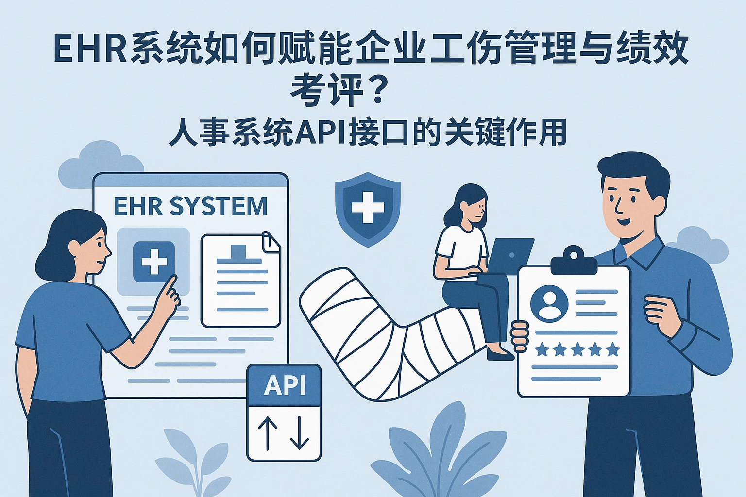 EHR系统如何赋能企业工伤管理与绩效考评？人事系统API接口的关键作用