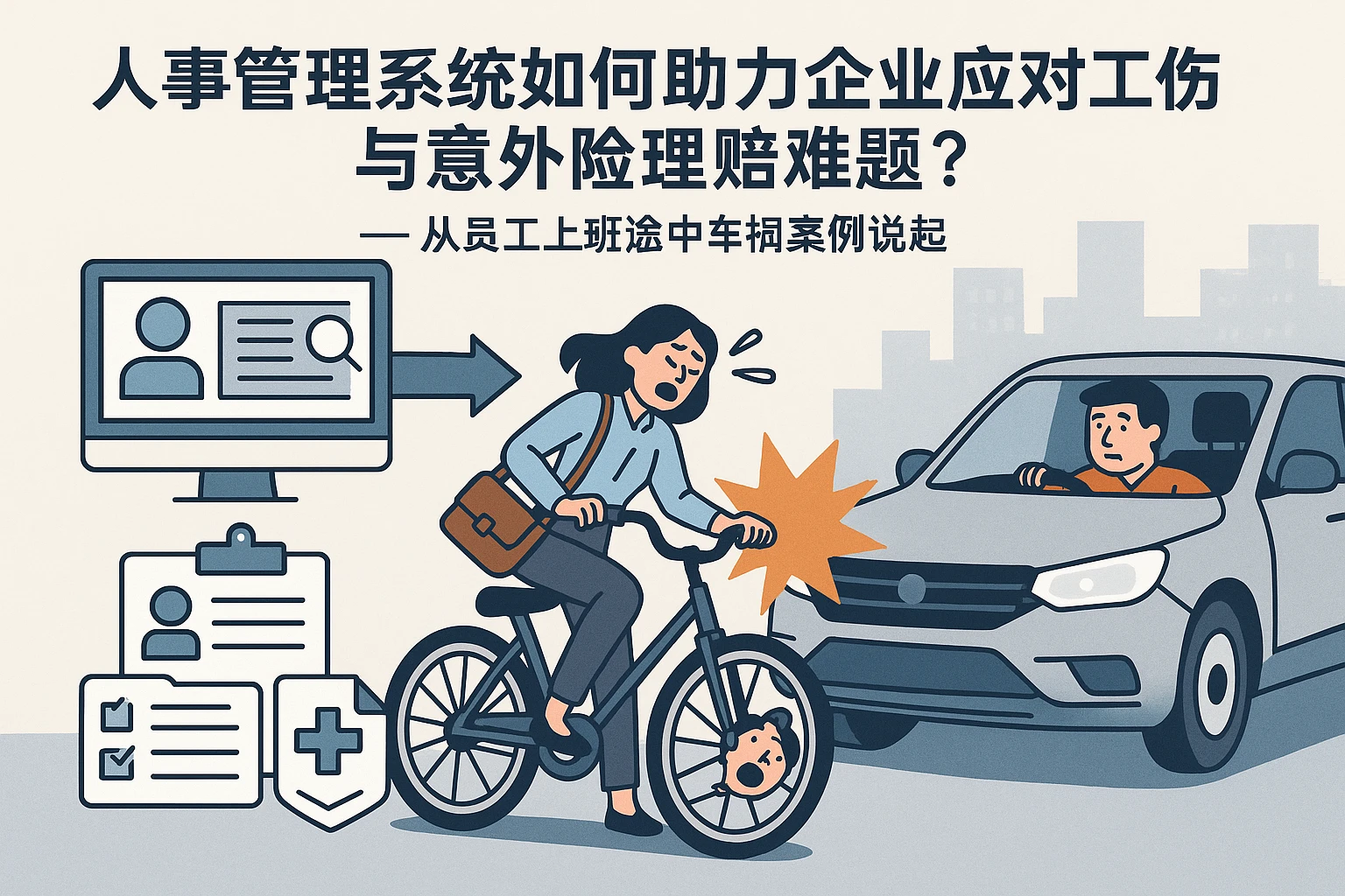 人事管理系统如何助力企业应对工伤与意外险理赔难题？——从员工上班途中车祸案例说起