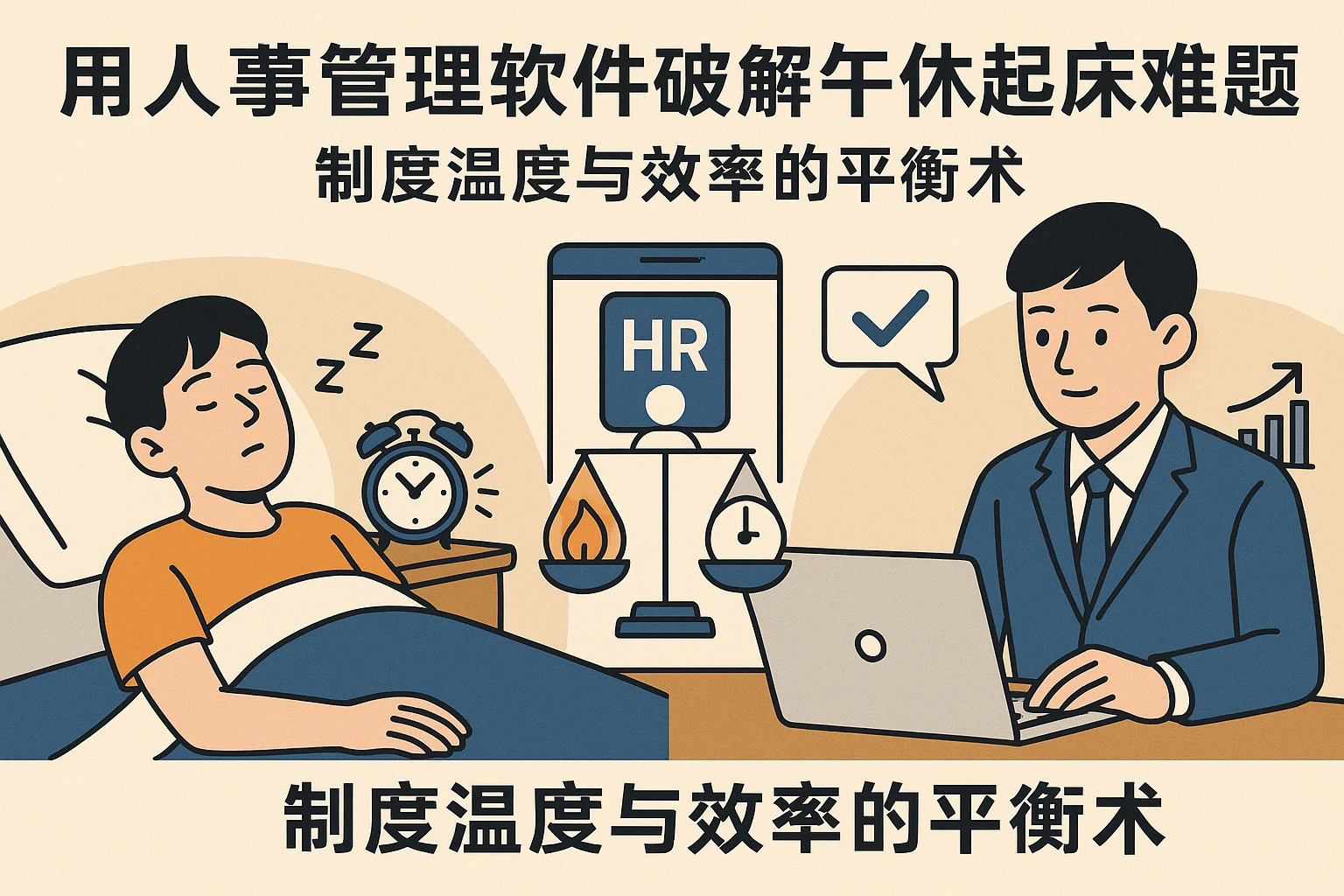 用人事管理软件破解午休起床难题：制度温度与效率的平衡术