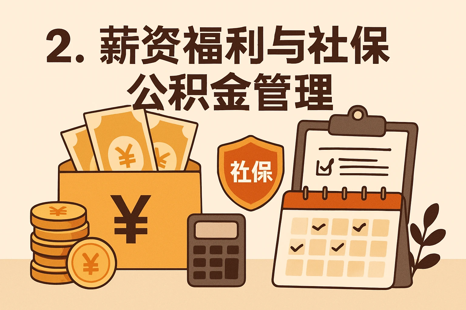 2. 薪资福利与社保公积金管理