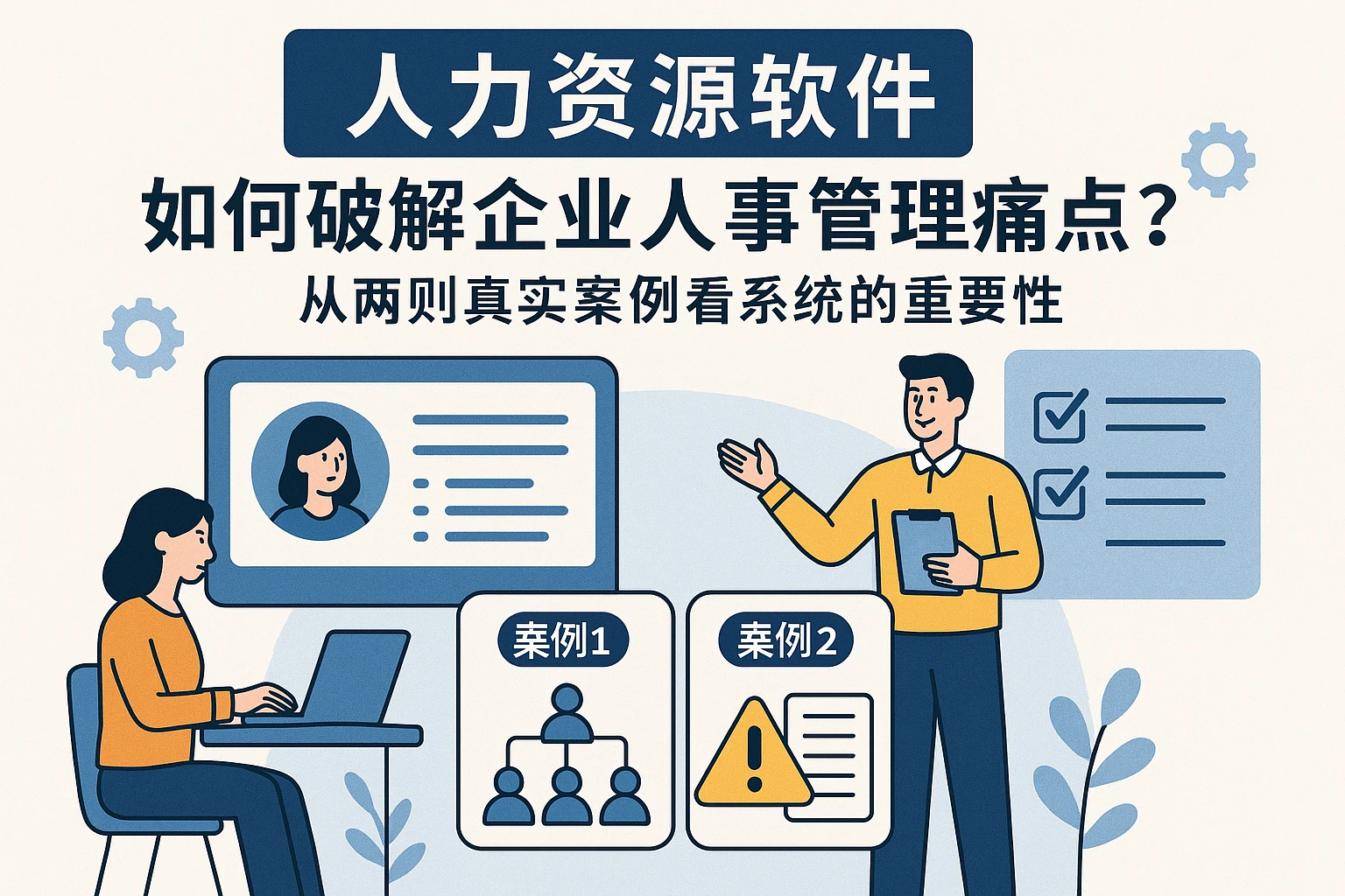 人力资源软件如何破解企业人事管理痛点？从两则真实案例看系统的重要性