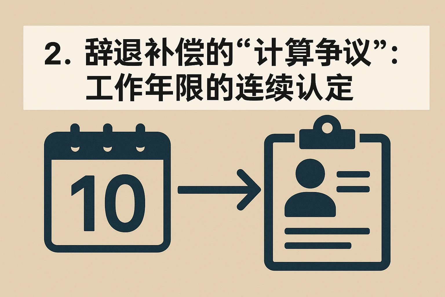 2. 辞退补偿的“计算争议”：工作年限的连续认定