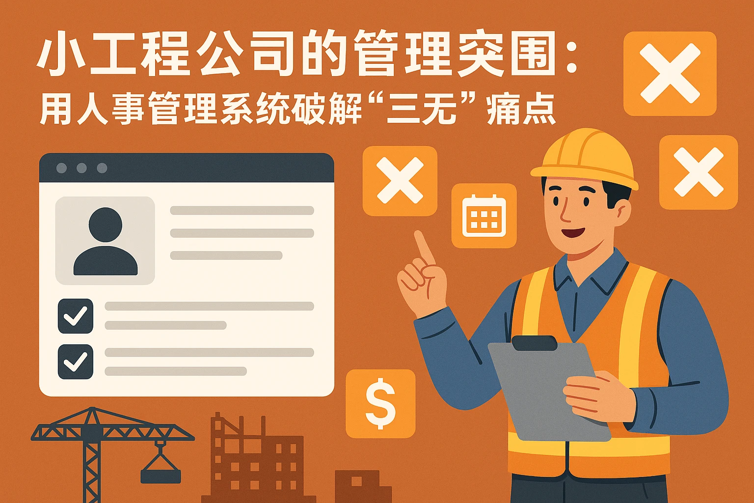 小工程公司的管理突围：用人事管理系统破解“三无”痛点