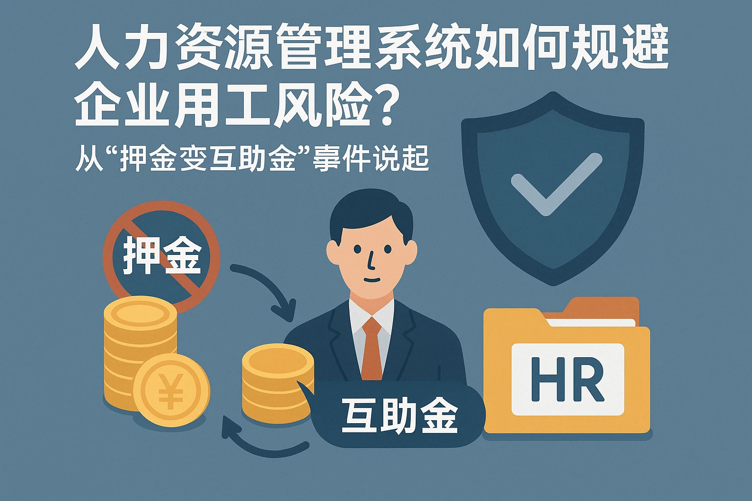 人力资源管理系统如何规避企业用工风险？从“押金变互助金”事件说起
