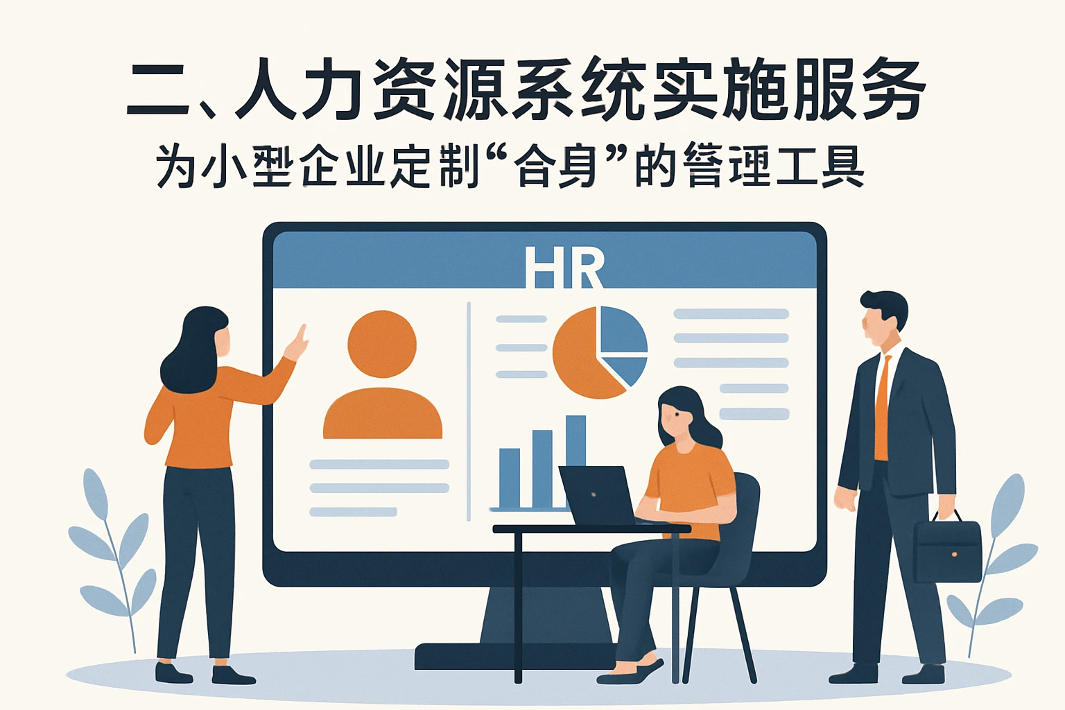 二、人力资源系统实施服务：为小型企业定制“合身”的管理工具