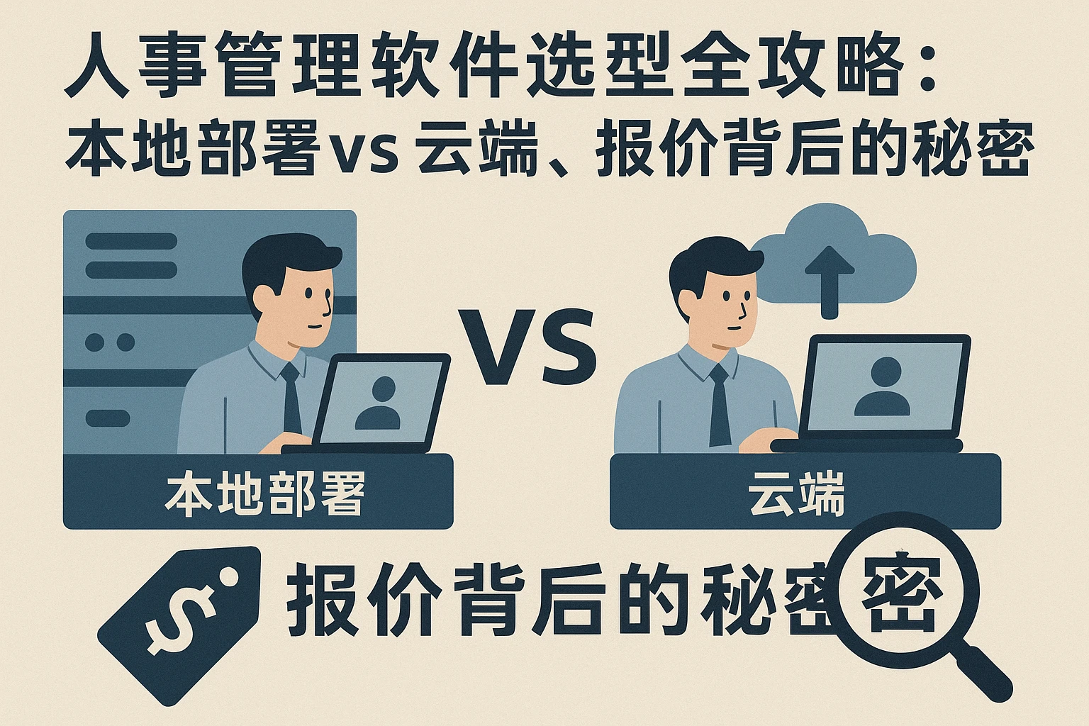 人事管理软件选型全攻略：本地部署vs云端，报价背后的秘密