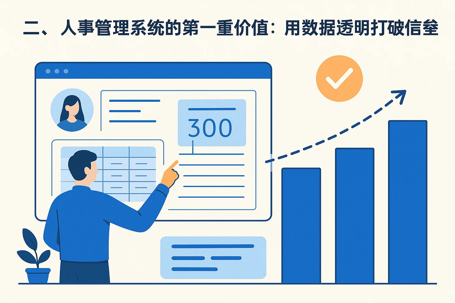 二、人事管理系统的第一重价值：用数据透明打破信息壁垒