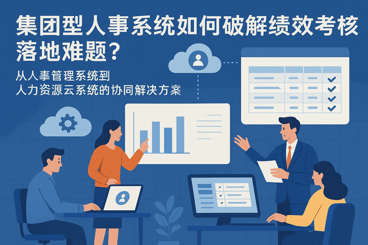 集团型人事系统如何破解绩效考核落地难题？——从人事管理系统到人力资源云系统的协同解决方案