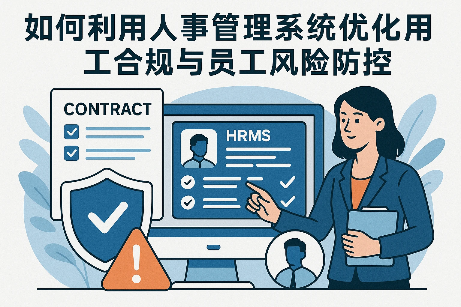 如何利用人事管理系统优化用工合规与员工风险防控