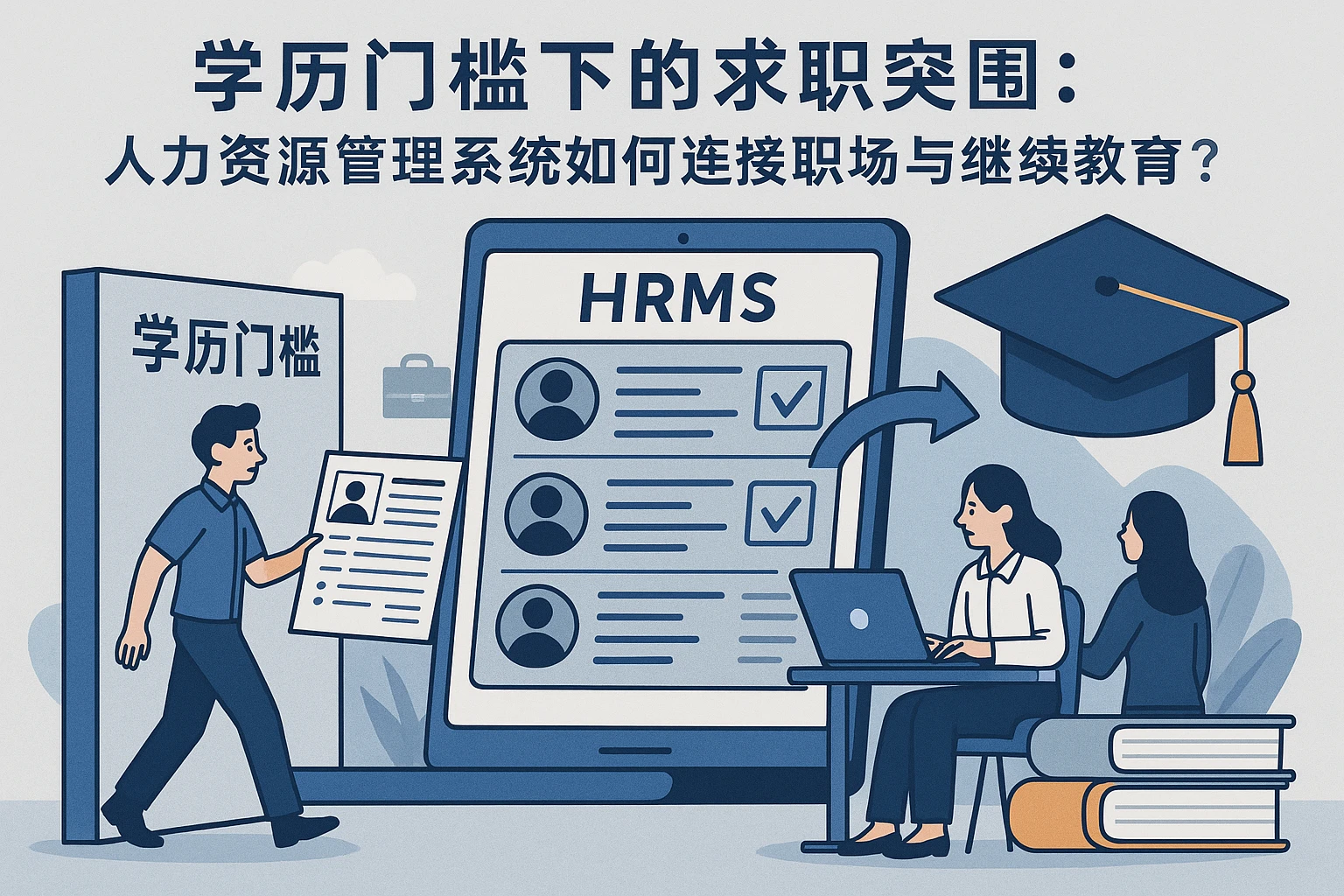 学历门槛下的求职突围：人力资源管理系统如何连接职场与继续教育？