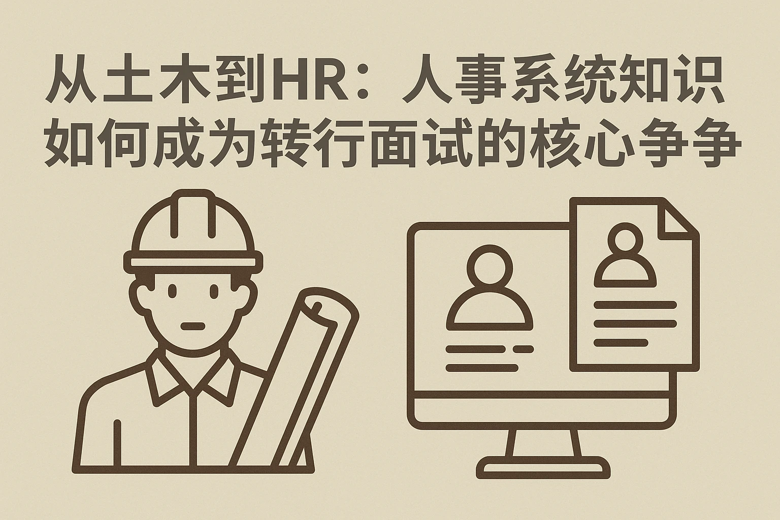 从土木到HR：人事系统知识如何成为转行面试的核心竞争力
