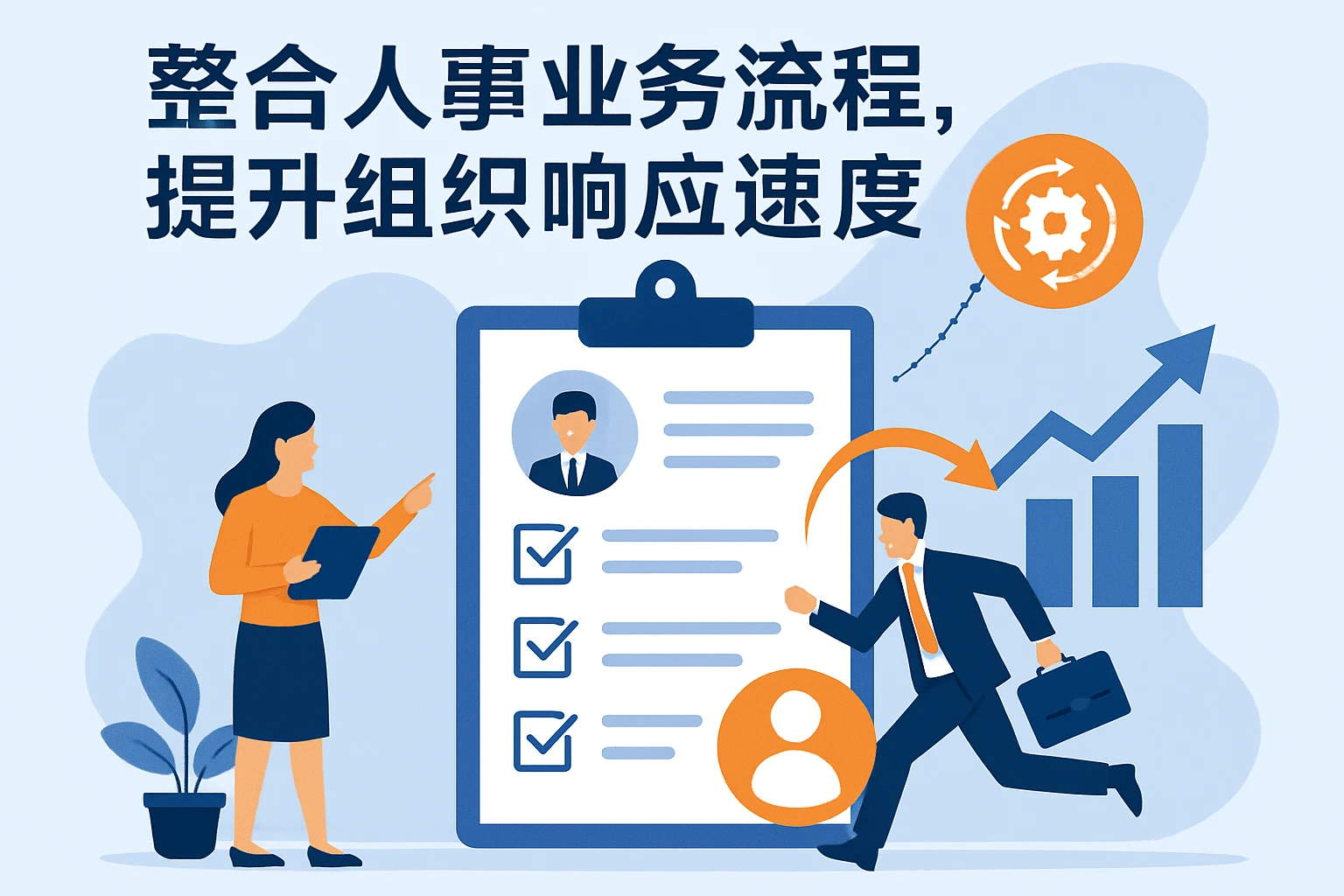整合人事业务流程，提高组织响应速度