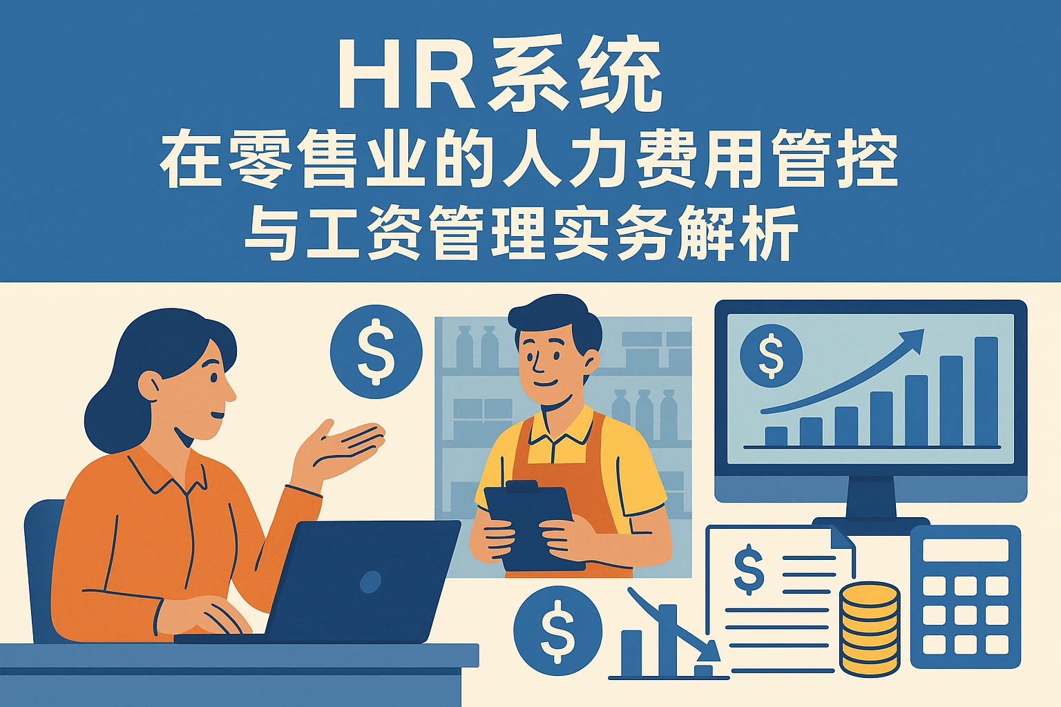 HR系统在零售业的人力费用管控与工资管理实务解析