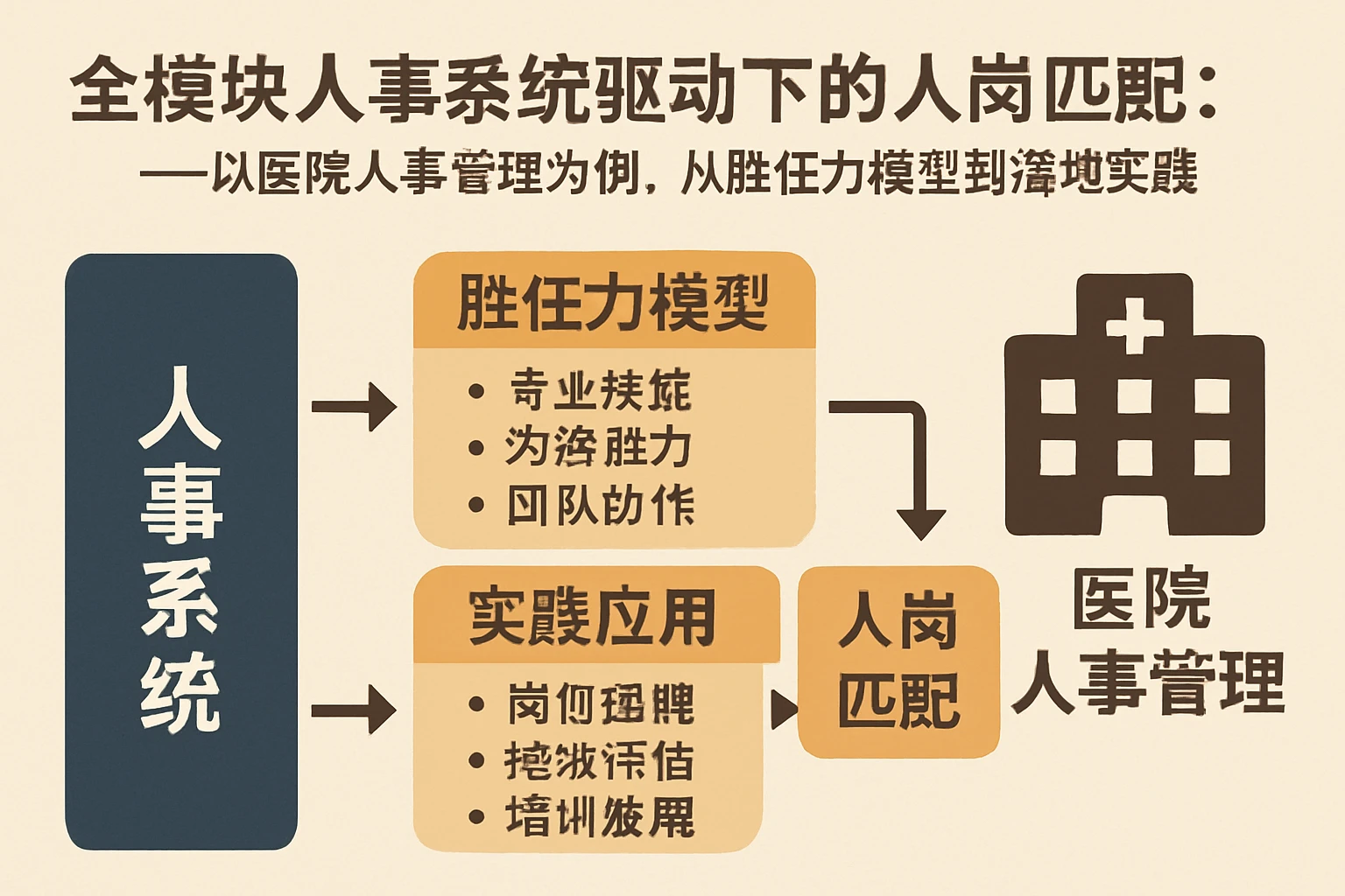 全模块人事系统驱动下的人岗匹配：以医院人事管理为例，从胜任力模型到落地实践