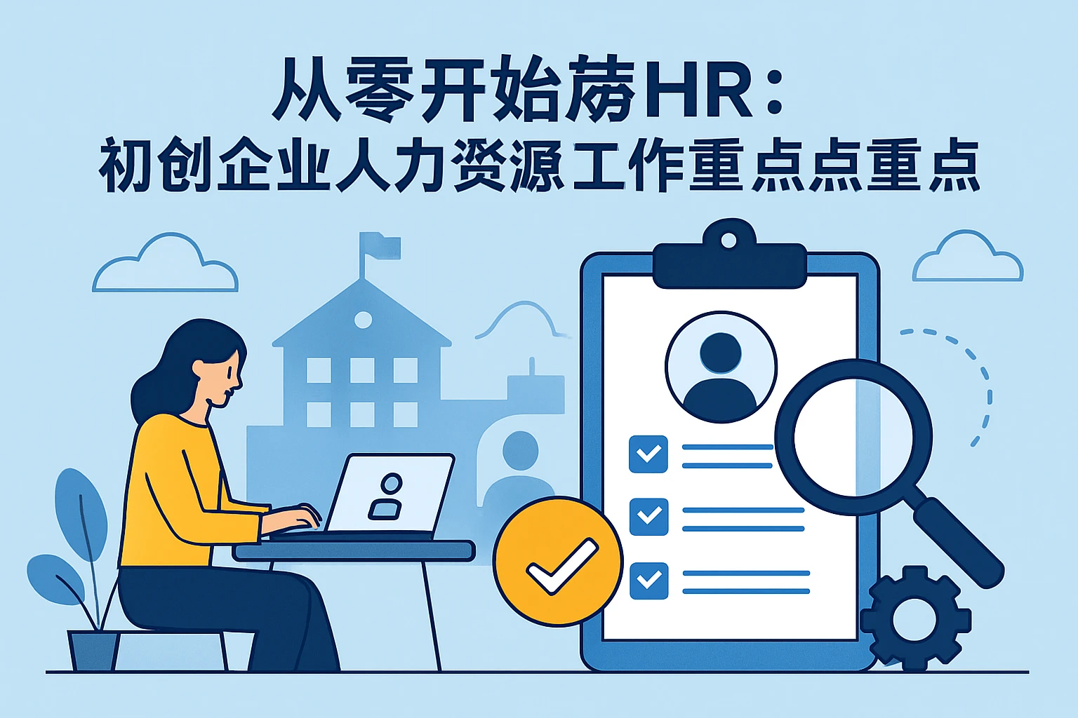 从零开始做HR：初创企业人力资源工作重点与人力资源系统应用策略