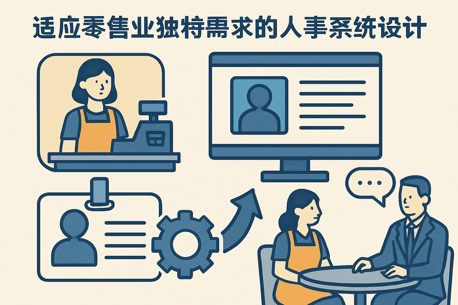 适应零售业独特需求的人事系统设计