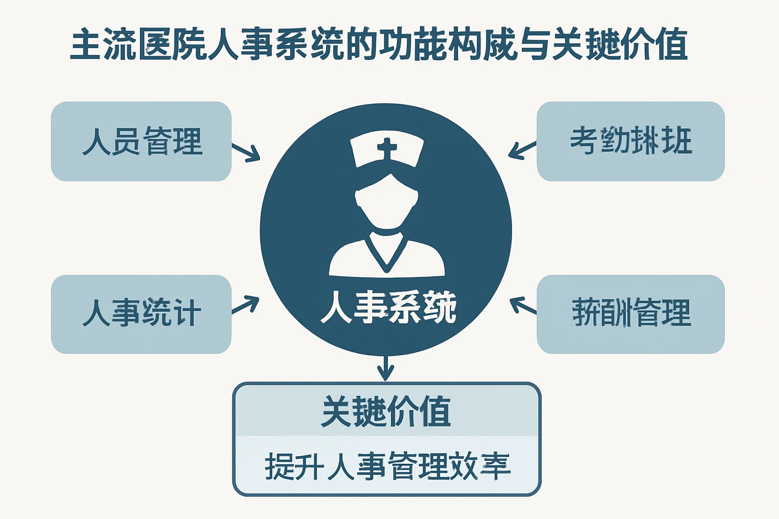主流医院人事系统的功能构成与关键价值