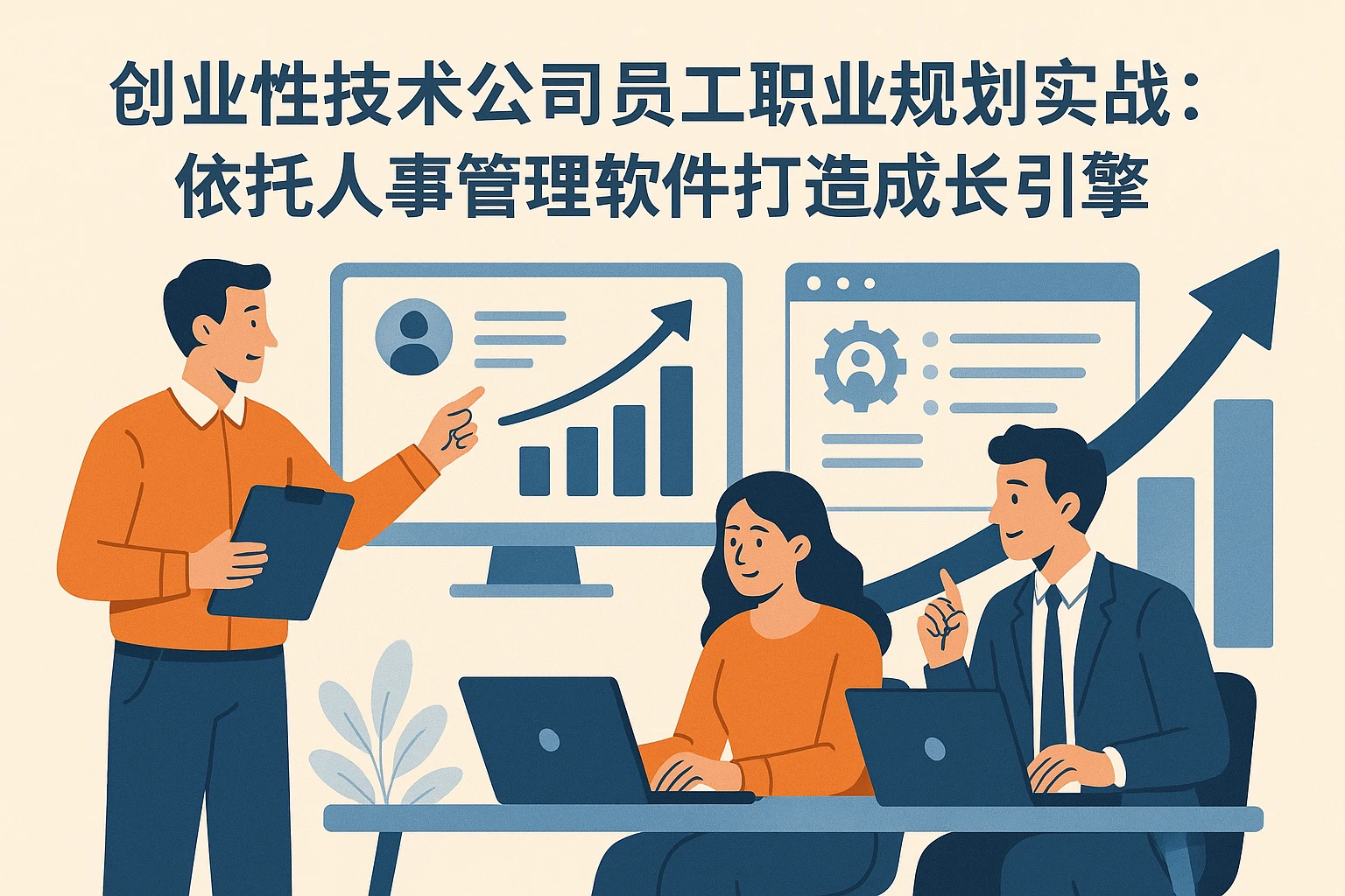创业性技术公司员工职业规划实战：依托人事管理软件打造成长引擎