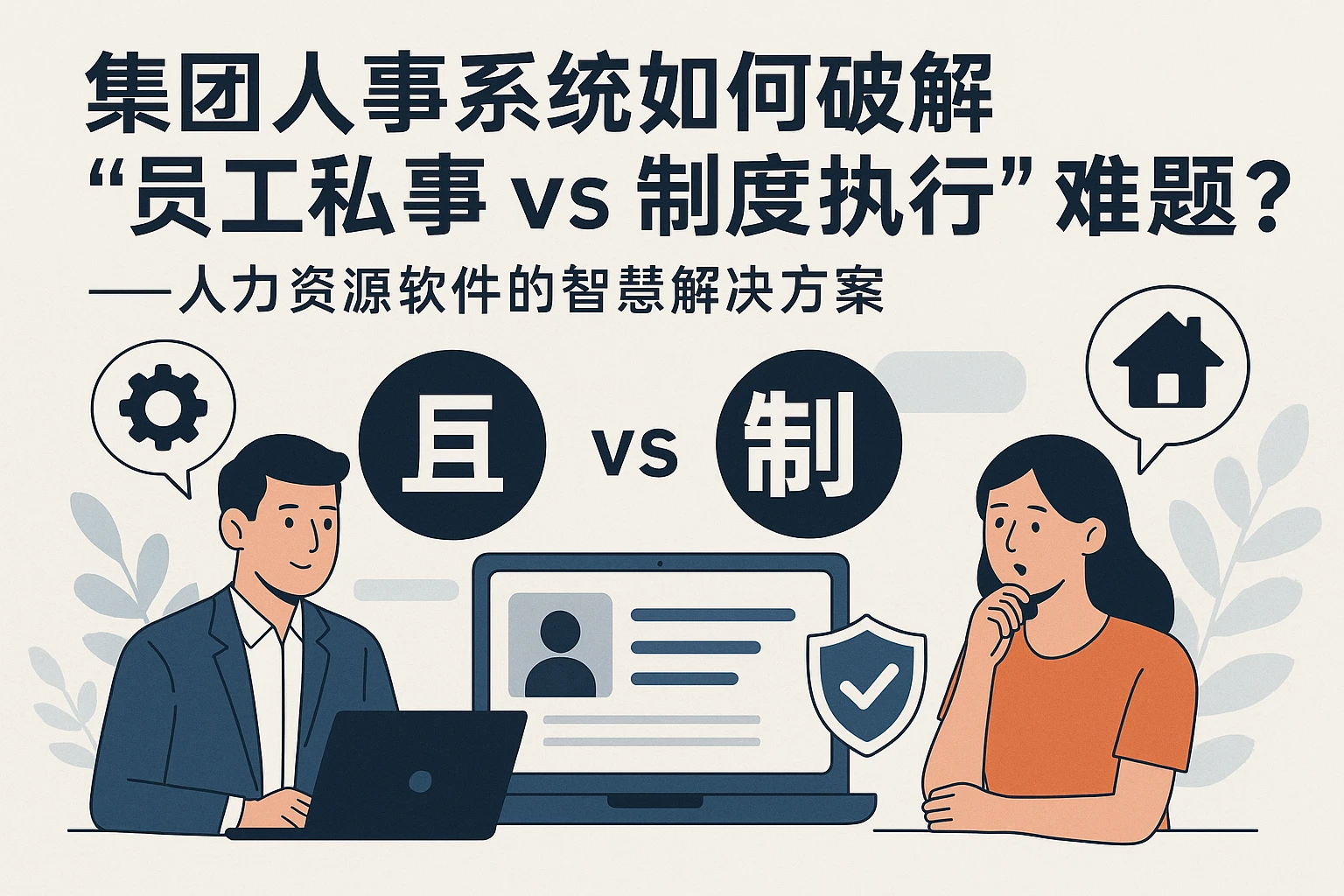 集团人事系统如何破解“员工私事 vs 制度执行”难题？——人力资源软件的智慧解决方案