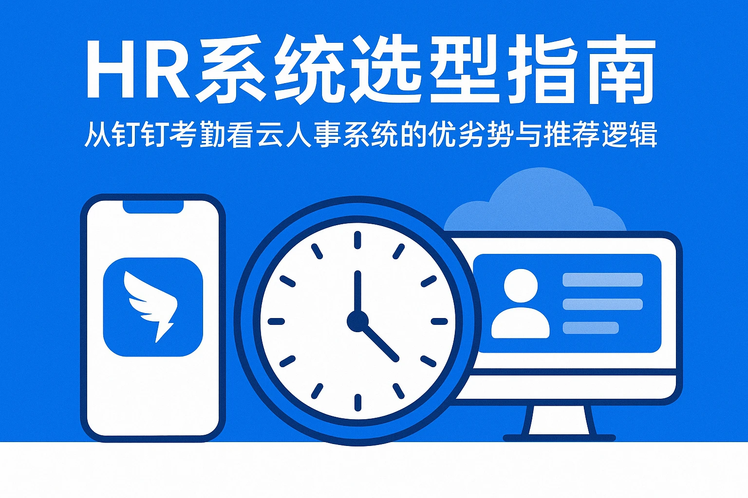 HR系统选型指南：从钉钉考勤看云人事系统的优劣势与推荐逻辑