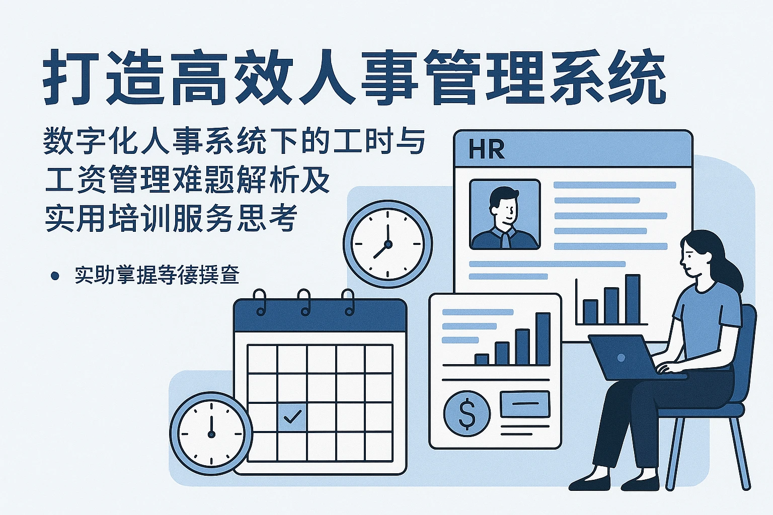 打造高效人事管理系统——数字化人事系统下的工时与工资管理难题解析及实用培训服务思考