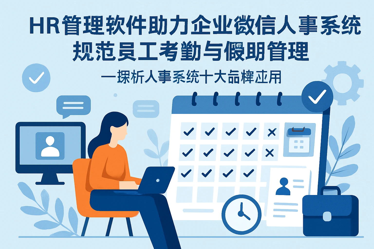 HR管理软件助力企业微信人事系统规范员工考勤与假期管理——探析人事系统十大品牌应用