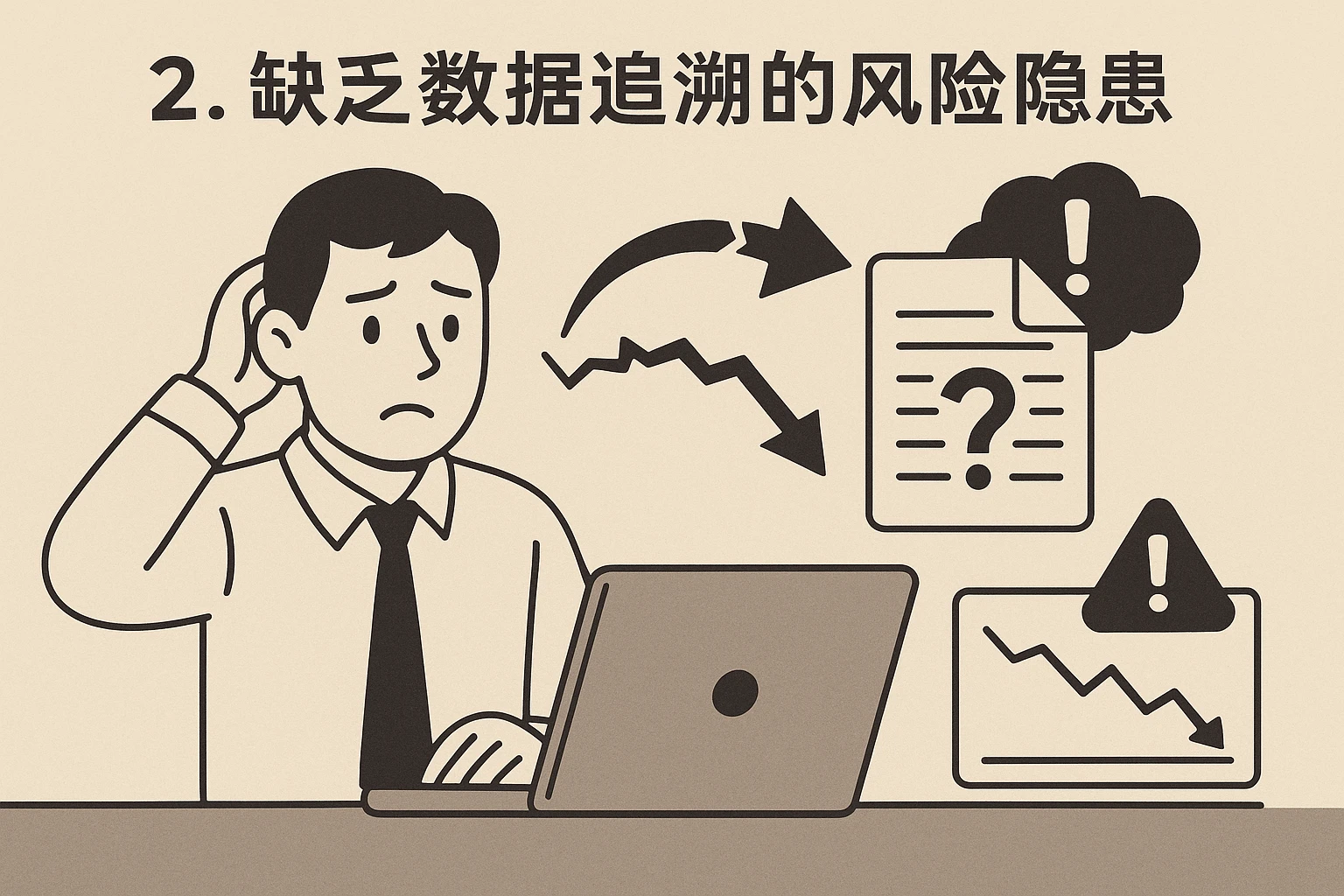 2. 缺乏数据追溯的风险隐患