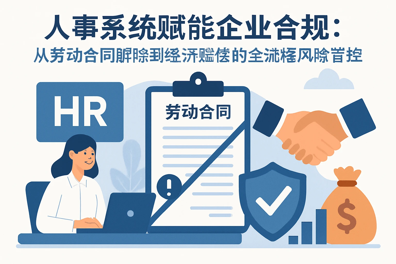 人事系统赋能企业合规：从劳动合同解除到经济赔偿的全流程风险管控