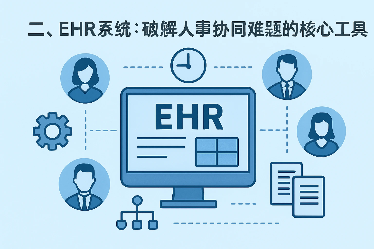 二、ehr系统：破解人事协同难题的核心工具