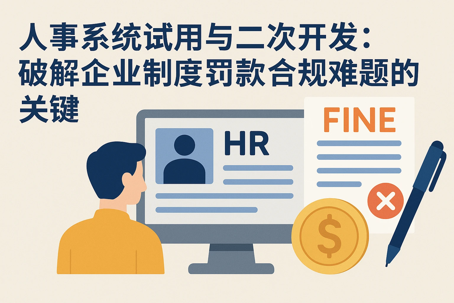 人事系统试用与二次开发：破解企业制度罚款合规难题的关键