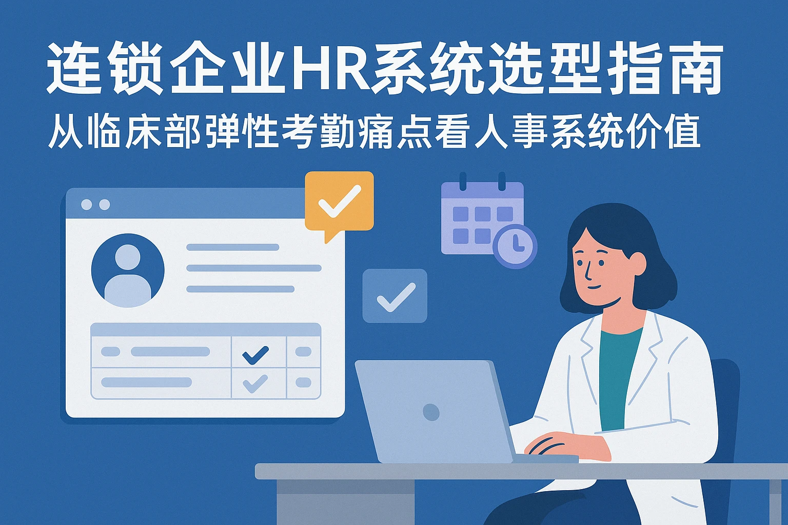 连锁企业HR系统选型指南：从临床部弹性考勤痛点看人事系统价值