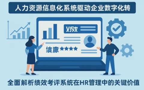 人力资源信息化系统驱动企业数字化转型——全面解析绩效考评系统在HR管理中的关键价值