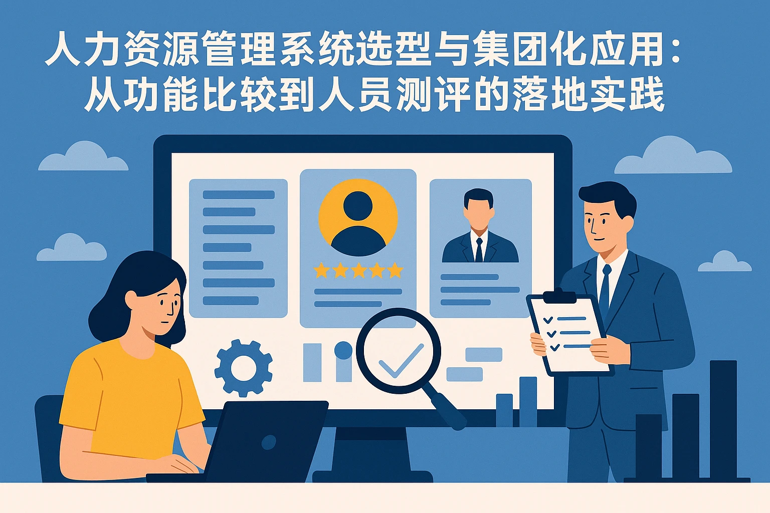 人力资源管理系统选型与集团化应用：从功能比较到人员测评的落地实践
