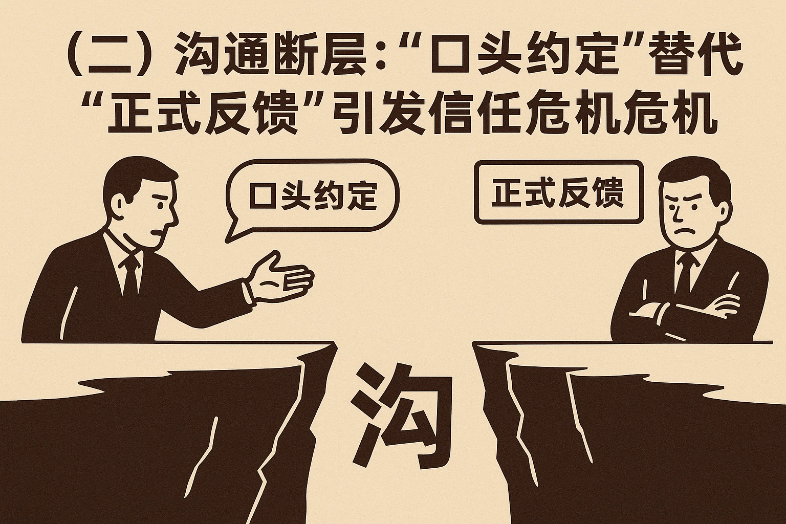 （二）沟通断层：“口头约定”替代“正式反馈”引发信任危机