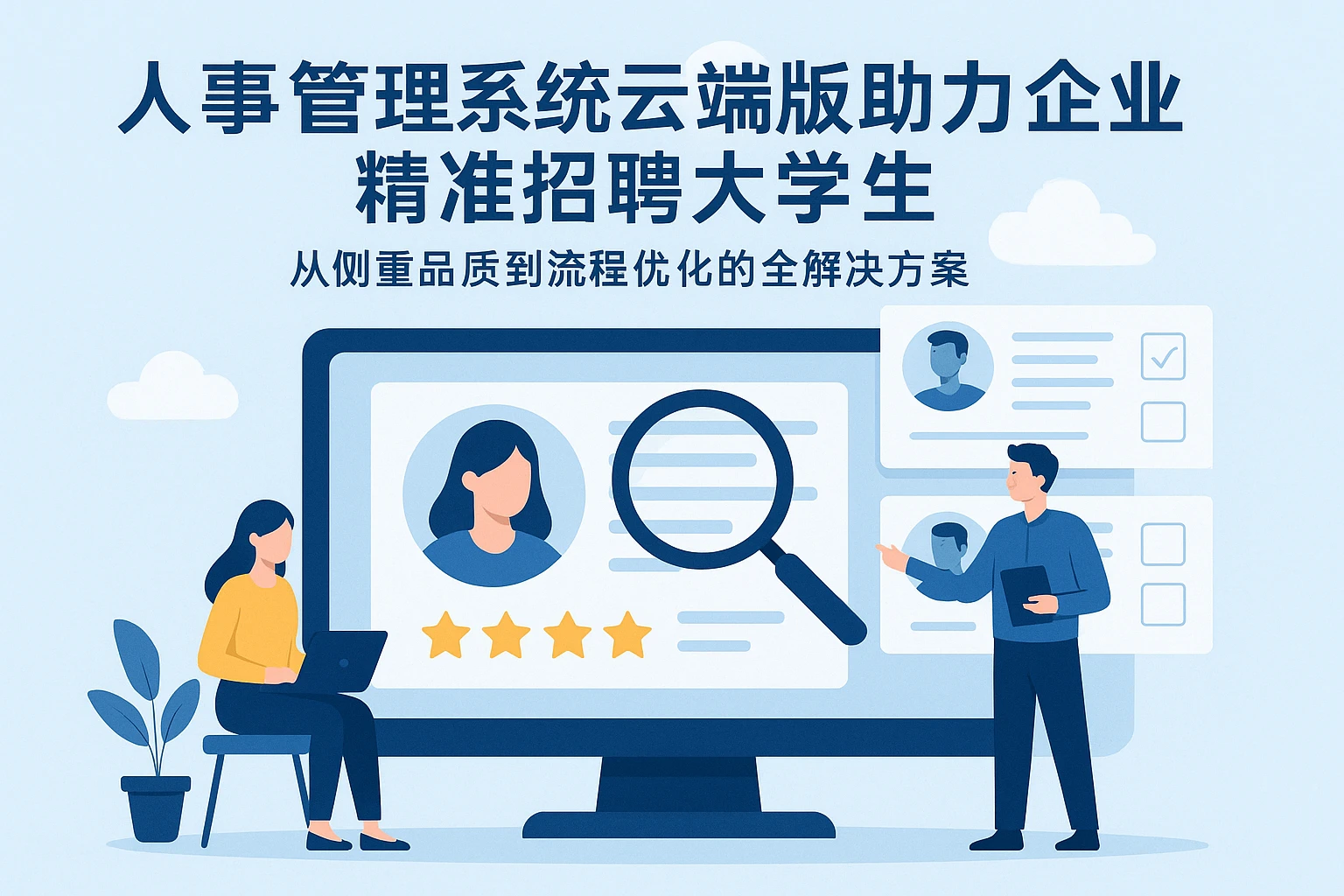 人事管理系统云端版助力企业精准招聘大学生：从侧重品质到流程优化的全解决方案