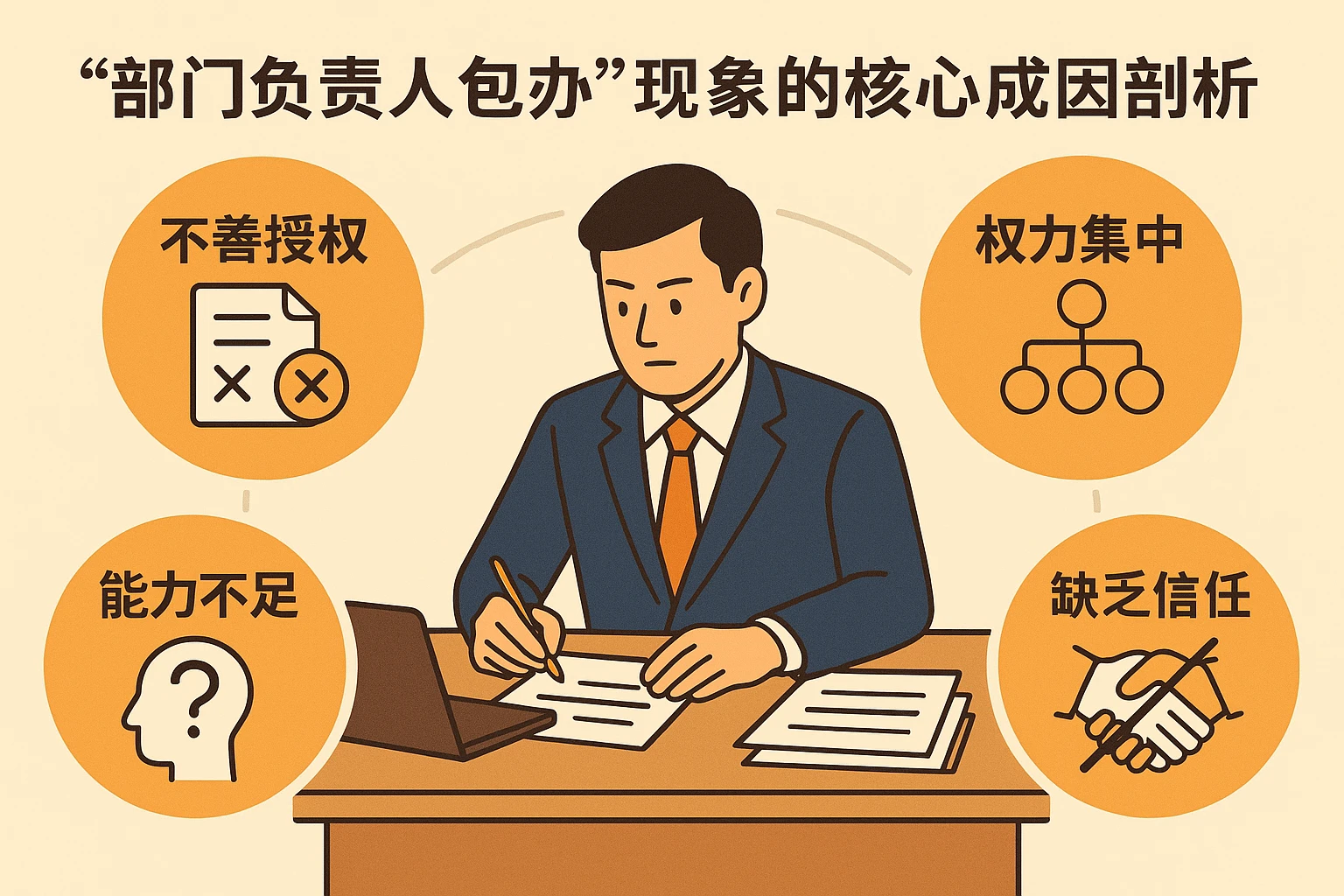 2. “部门负责人包办”现象的核心成因剖析