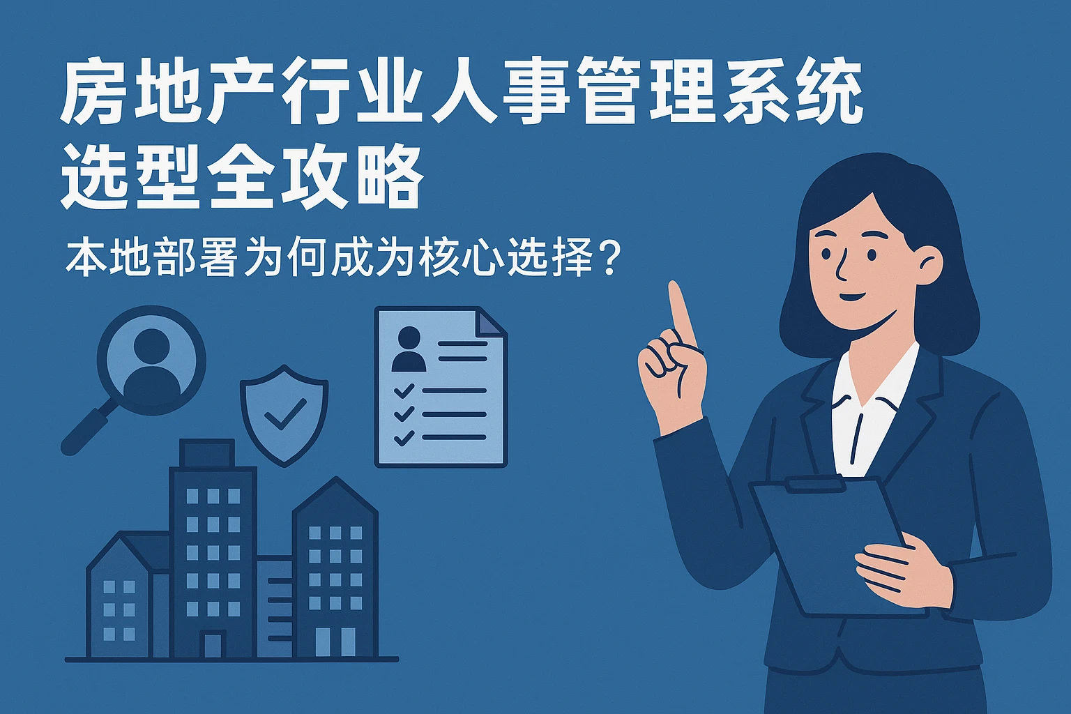 房地产行业人事管理系统选型全攻略：本地部署为何成为核心选择？