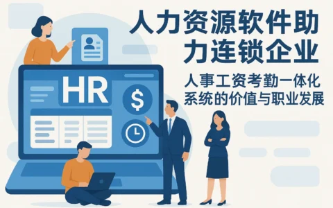 人力资源软件助力连锁企业：人事工资考勤一体化系统的价值与职业发展的思考