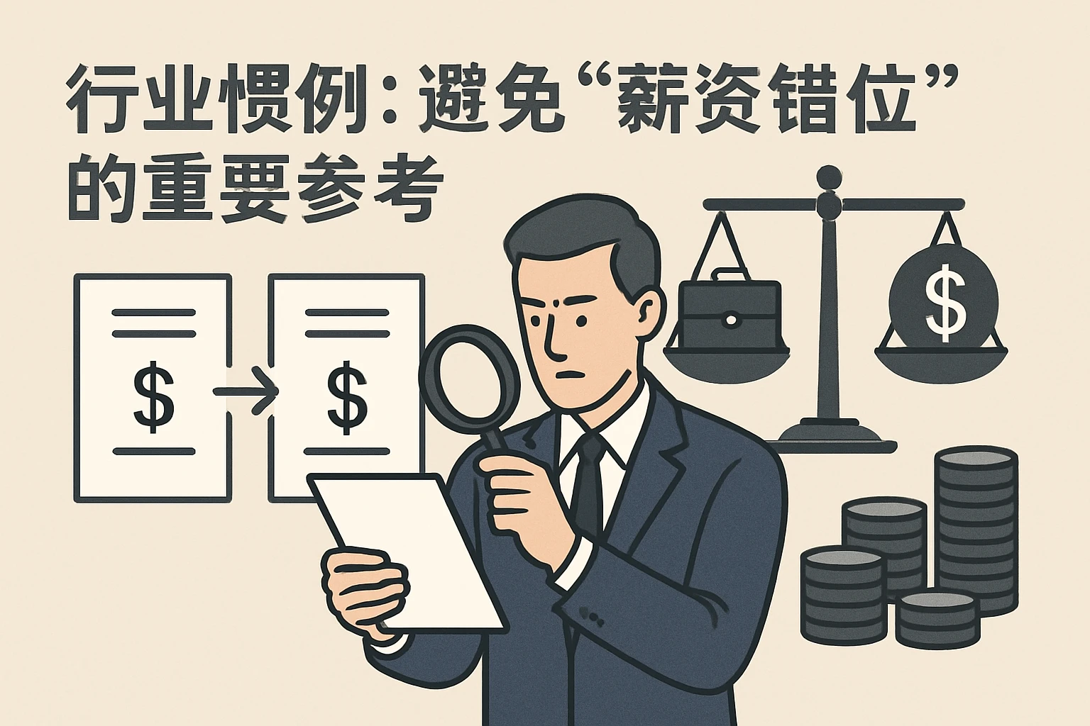 2. 行业惯例：避免“薪资错位”的重要参考