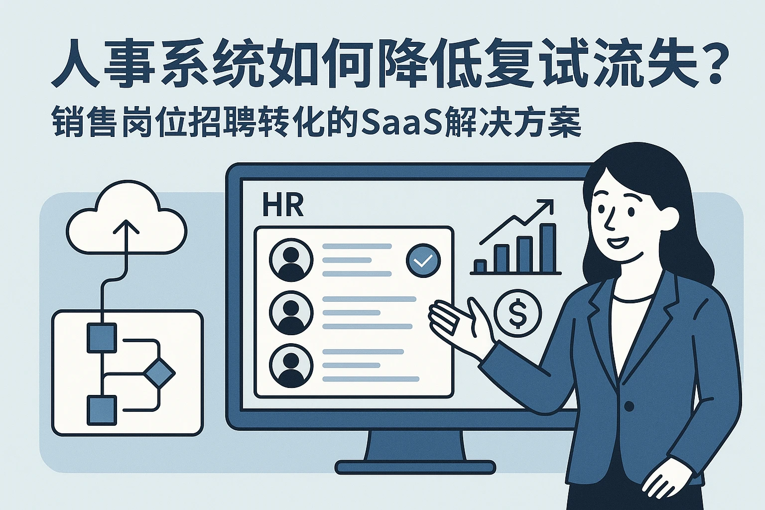 人事系统如何降低复试流失率？销售岗位招聘转化的SaaS解决方案