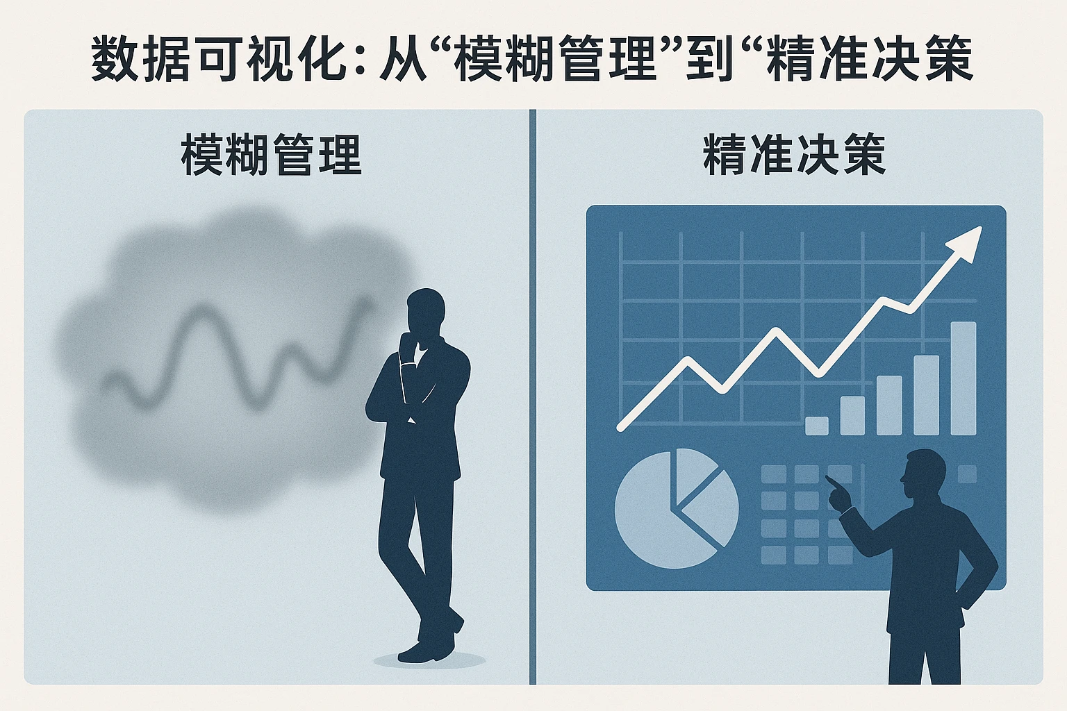 2. 数据可视化：从“模糊管理”到“精准决策”