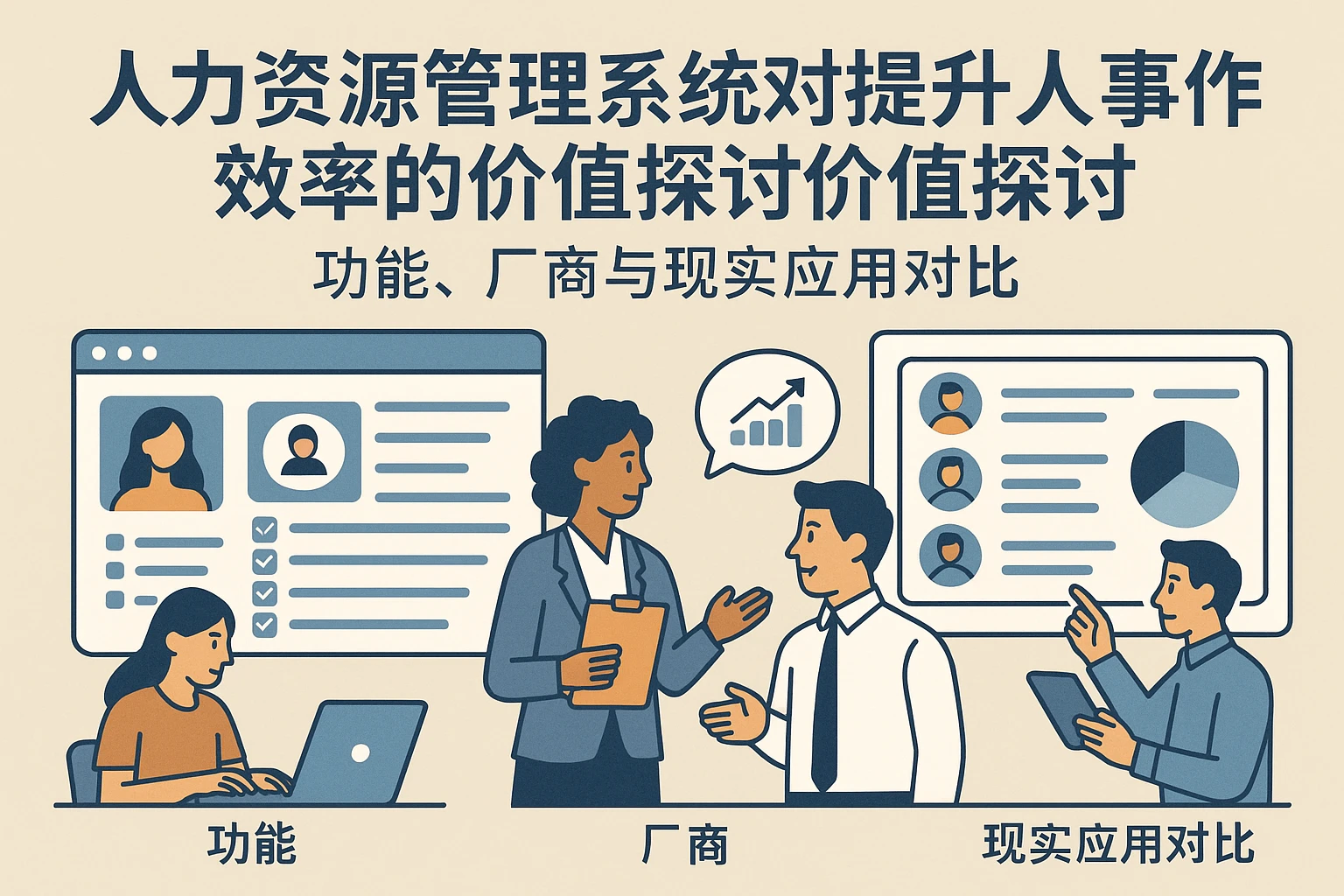 人力资源管理系统对提升人事工作效率的价值探讨 —— 功能、厂商与现实应用对比