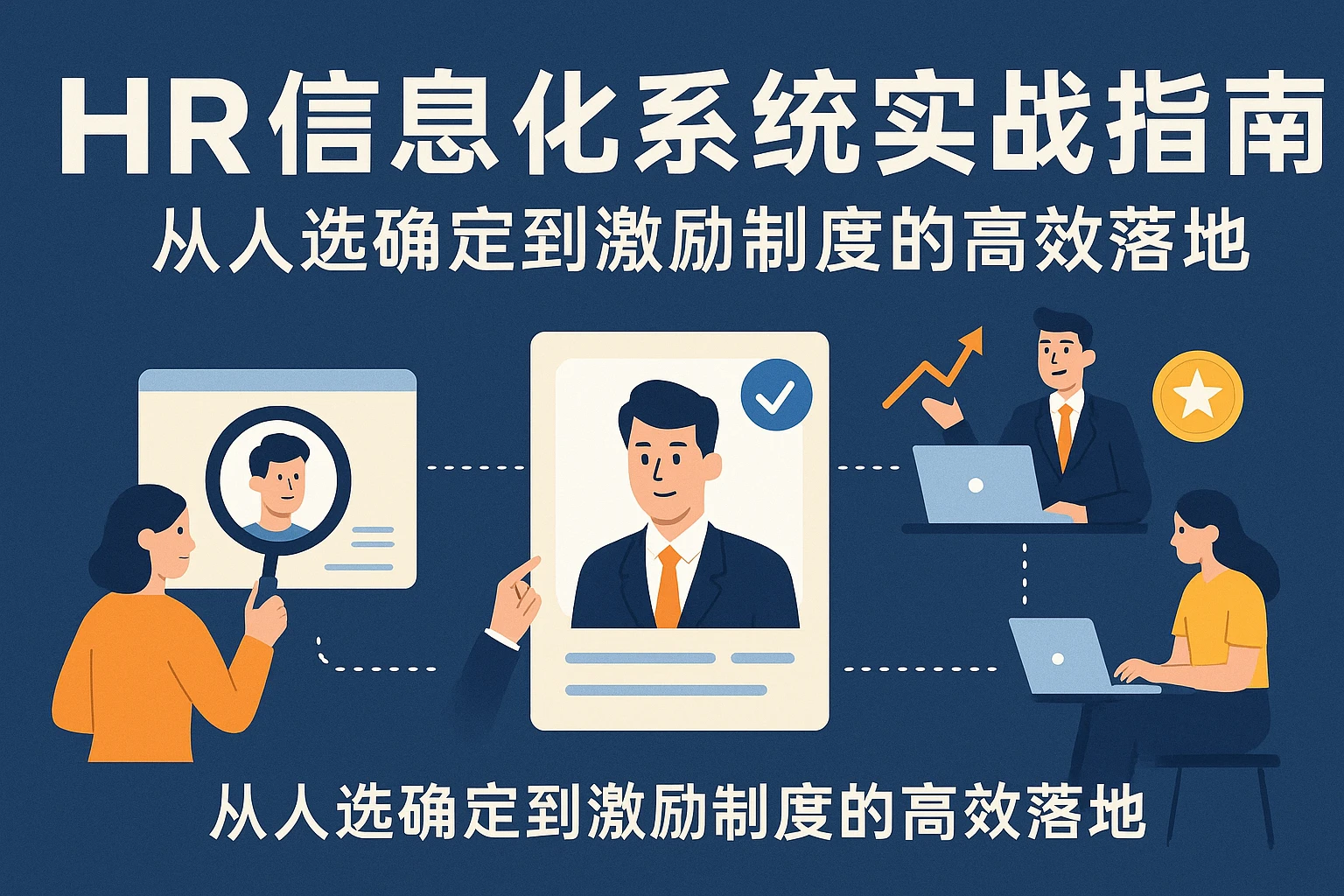 人力资源信息化系统实战指南：从人选确定到激励制度的高效落地