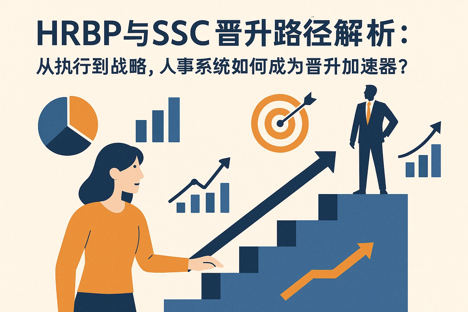 HRBP与SSC晋升路径解析：从执行到战略，人事系统如何成为晋升加速器？