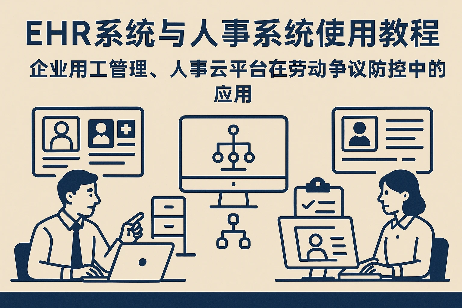 EHR系统与人事系统使用教程：企业用工管理、人事云平台在劳动争议防控中的应用